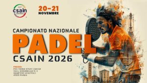Campionato Nazionale di Padel CSAIn 2026